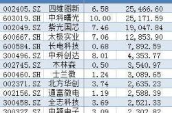 芯片集成模块龙头股票排名