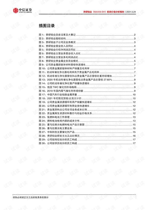 贵研铂业股份有限公司投资价值分析报告